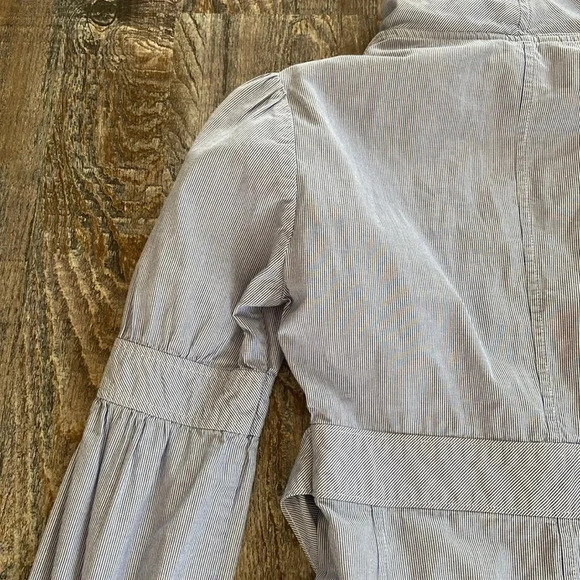 Ted Baker | Blue & White Stripe Belted Shirt Dress - Picture 5 of 7